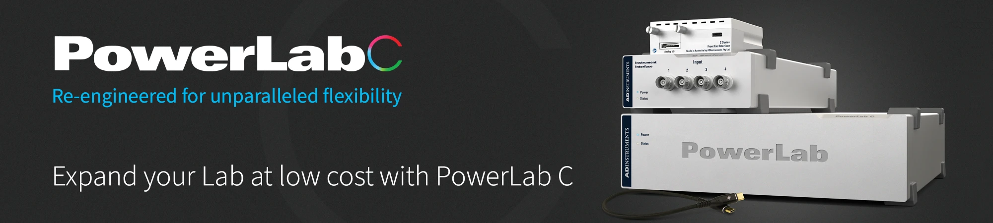 Expand your Lab at low cost with PowerLab C