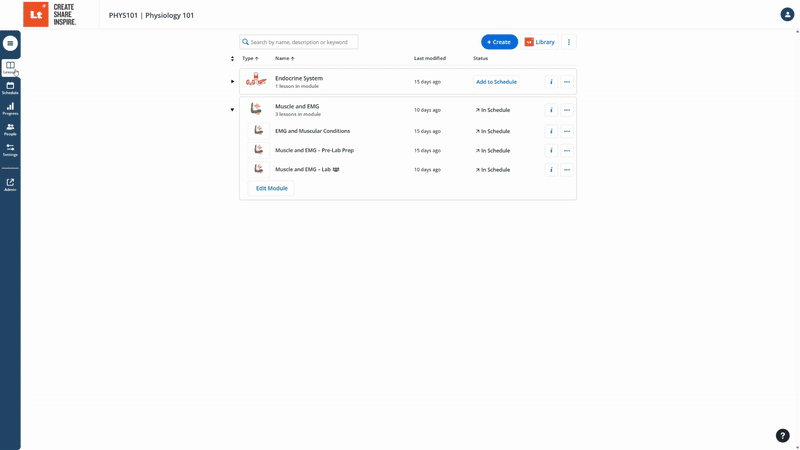 Animated demo