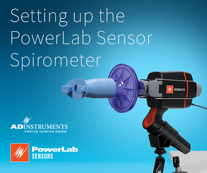 Powerlab Assembly Setting up the PowerLab Sensor Spirometer | ADInstruments