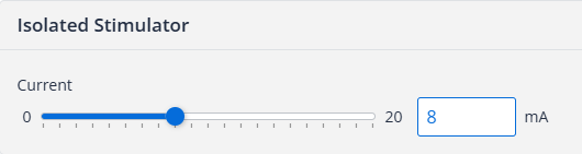 Isolated stimulator modal