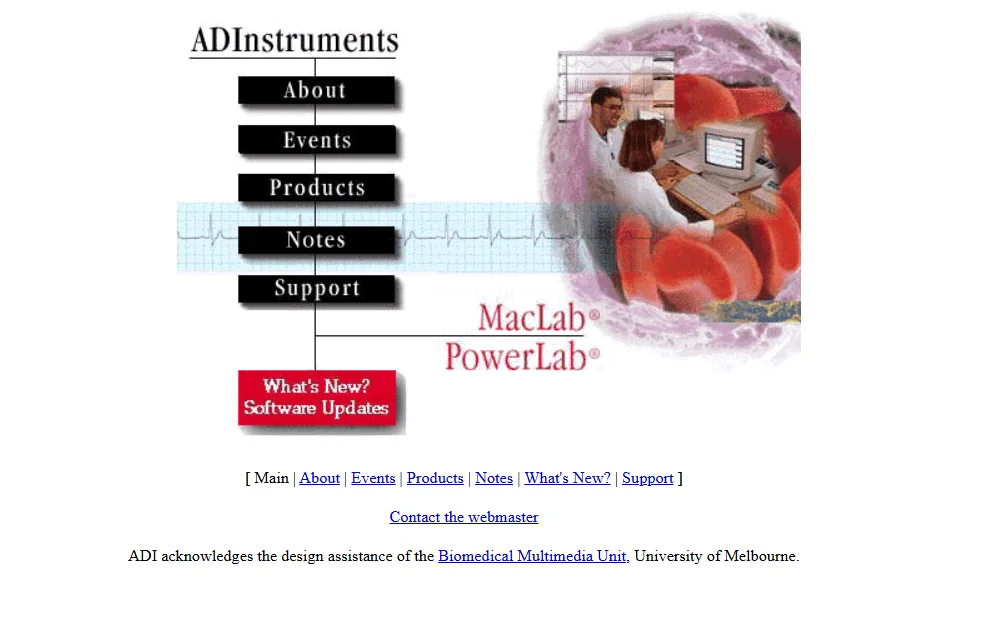 ADInstruments website launched