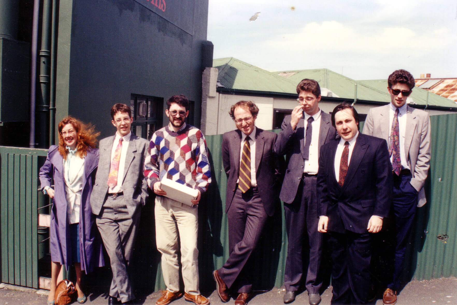 Early ADInstruments staff group photo