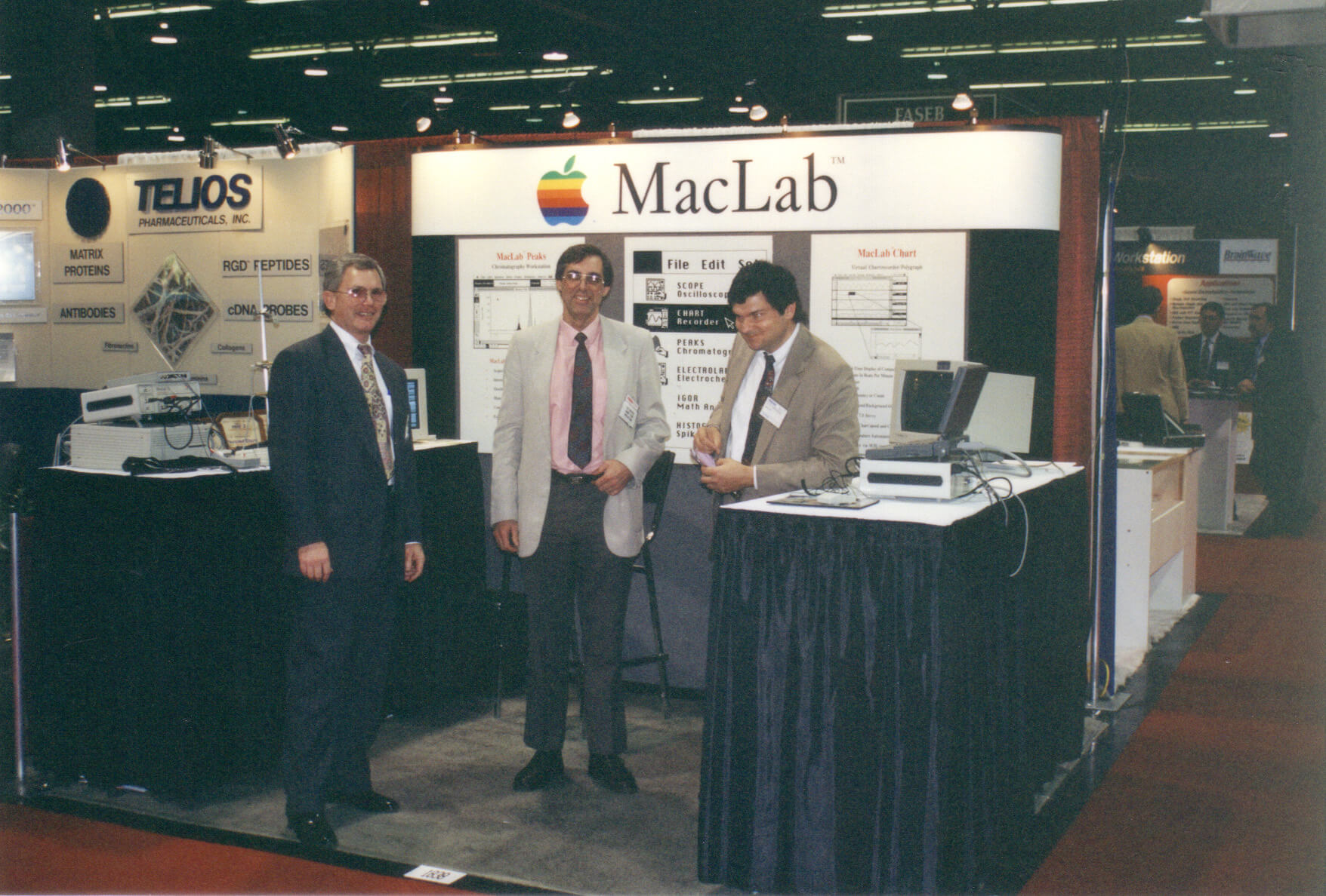 Tony at an early MacLab conference stand