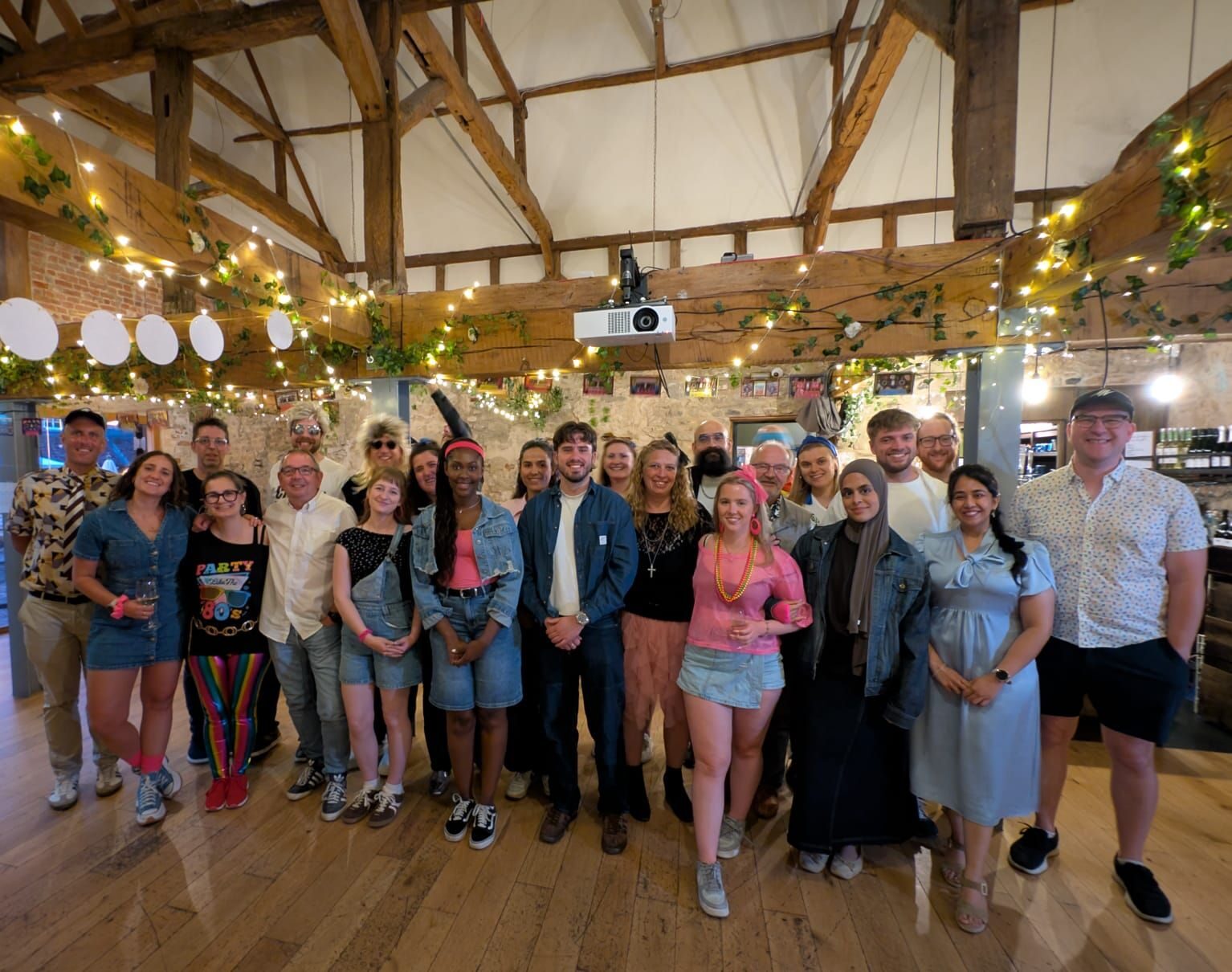 UK team group photo at the 40th anniversary celebration