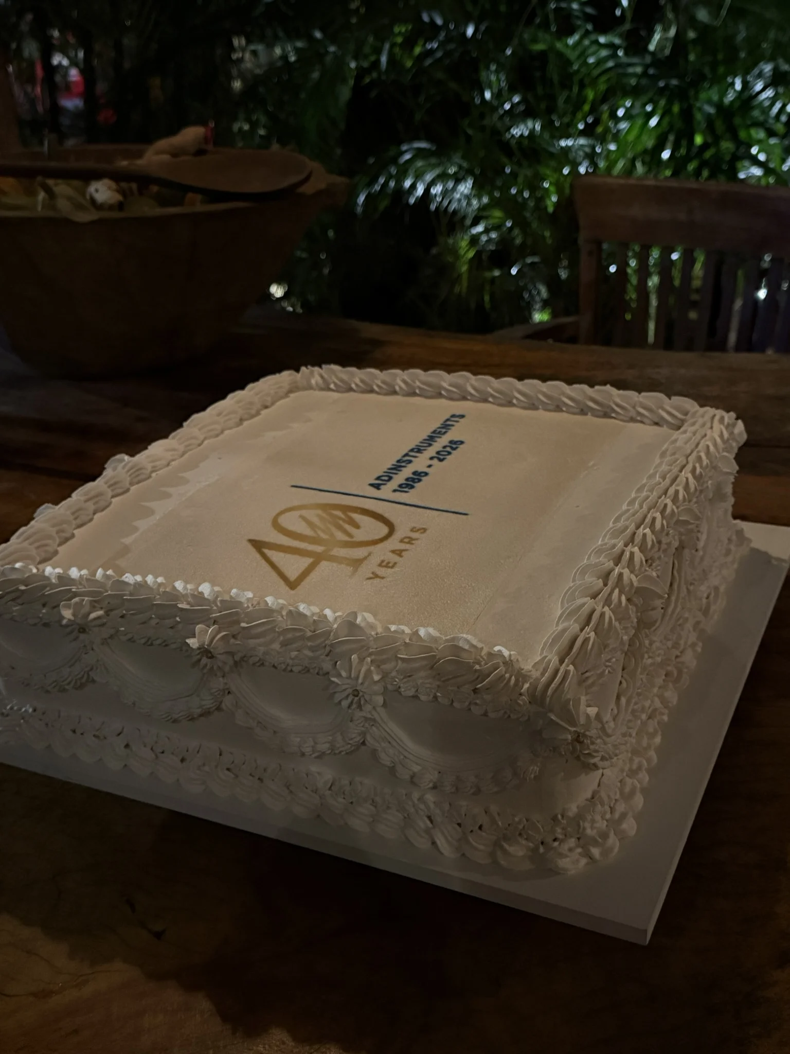 Brazil 40th anniversary cake