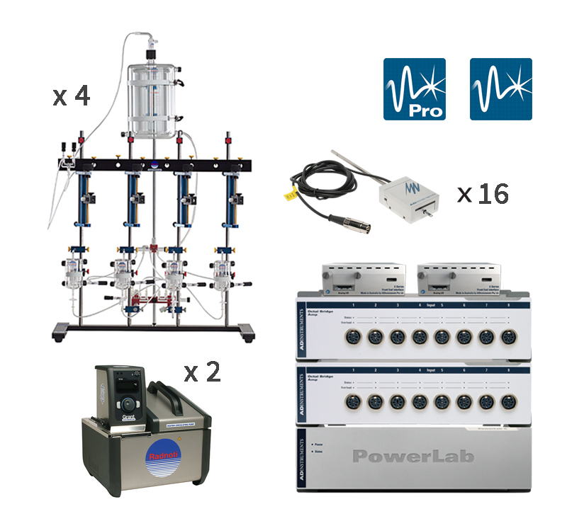 Radnoti Bath Systems Student Organ Bath ADInstruments