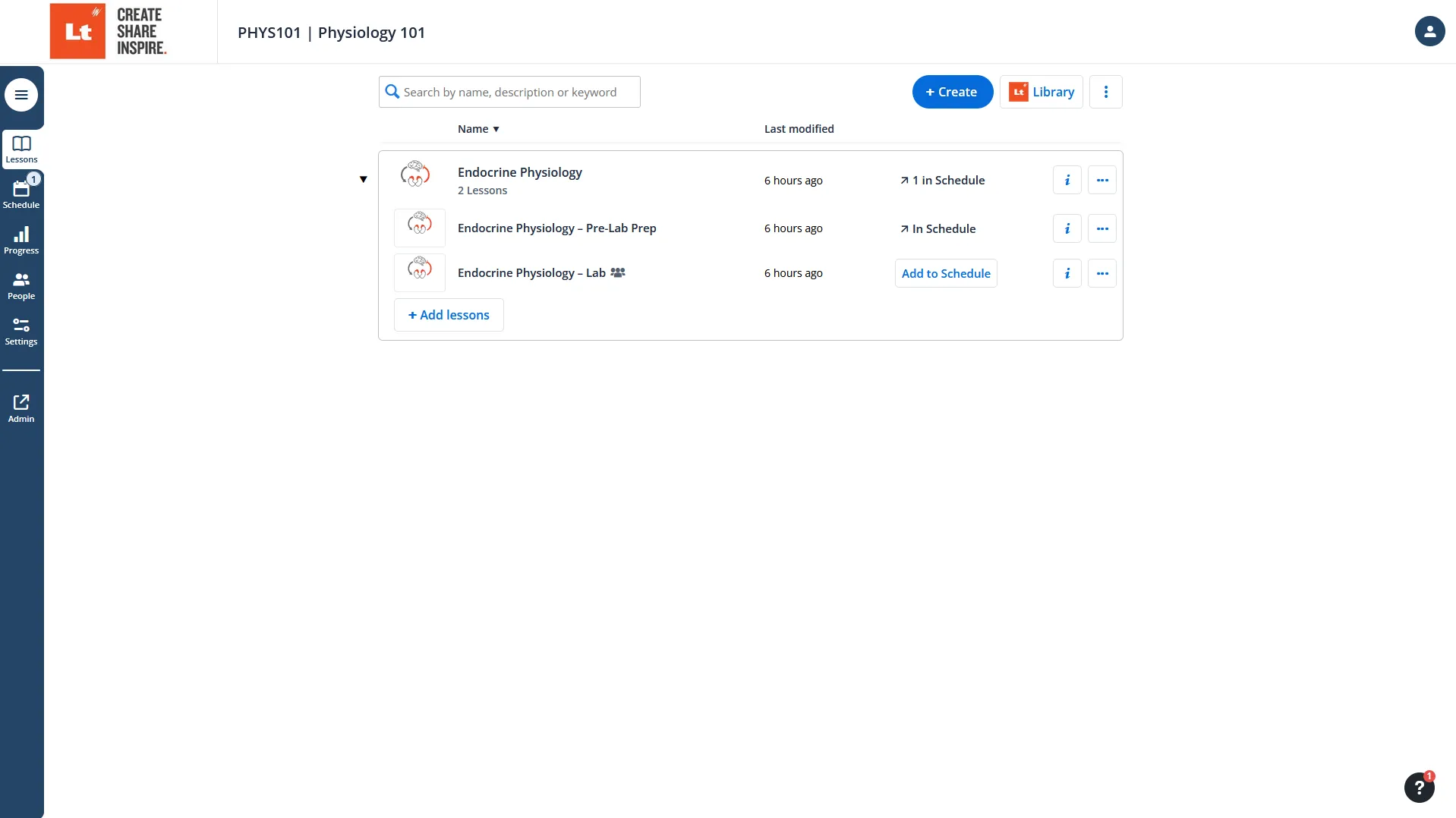 image of the lt dialog form the lesson tab