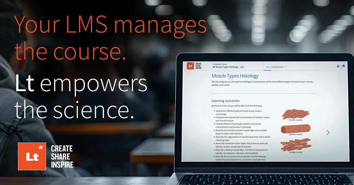Lt is not an LMS blog image