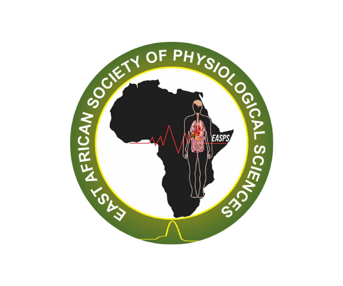 This blog list image shows the logo of the East African Society of Physiological Sciences. The logo is circular, with the name of the society around the outside, and shows an image of Africa, a person, and an ECG trace.