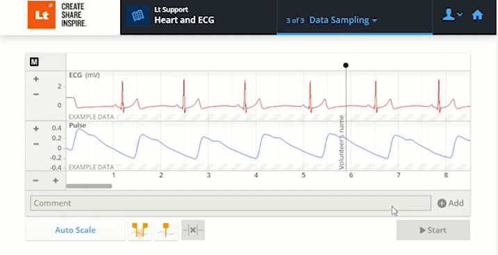 Real-time data acquisition in Lt