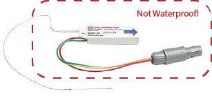 Millar catheter connector not waterproof