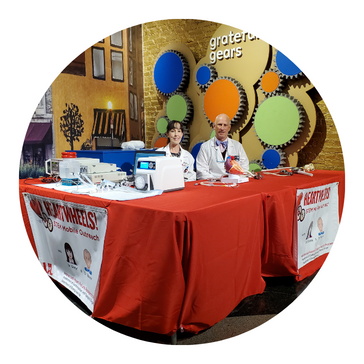 Dr. Gretel Monreal and Dr. Steven Koenig at the Kentucky Science Center