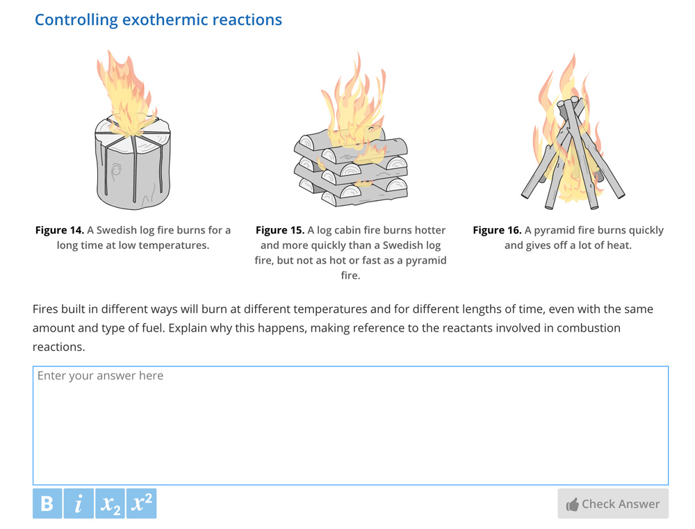 Exothermic reactions | Chemistry Collection | Lt